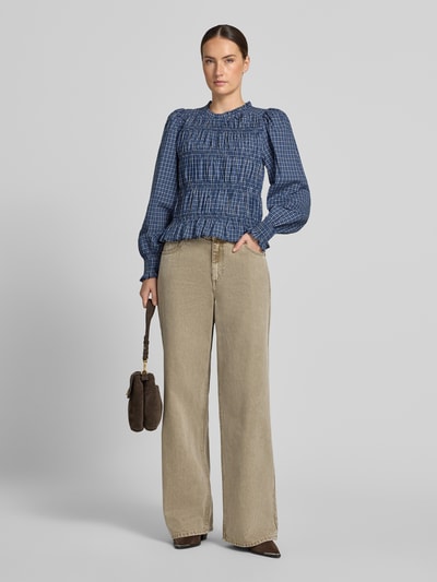 MICHAEL Michael Kors Loose Fit Jeans aus reiner Baumwolle Khaki Melange 1