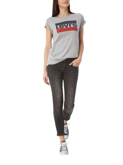 Levi's® T-Shirt mit Logo-Print Hellgrau Melange 1