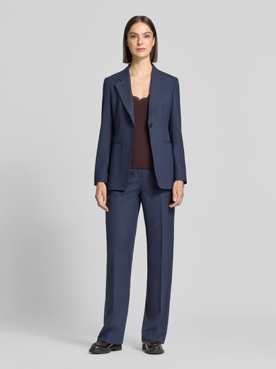 zero slim fit top van katoenmix Donkerbruin - 1
