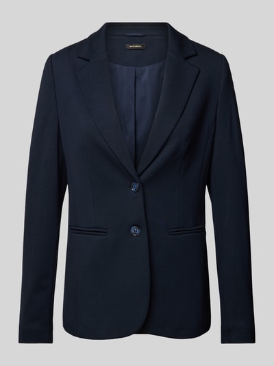 More & More Blazer met reverskraag Marineblauw gemêleerd - 2