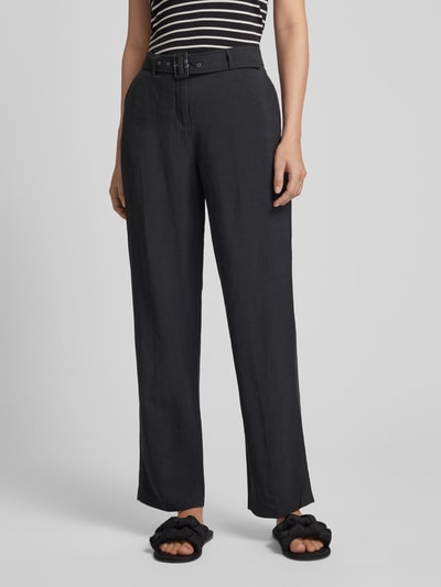 Christian Berg Woman Wide leg broek met stoffen broek Zwart - 4