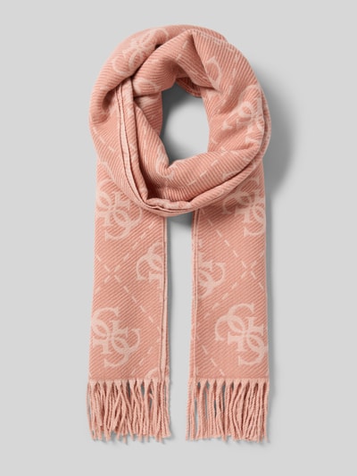 Guess Sjaal met rafels Roze - 1