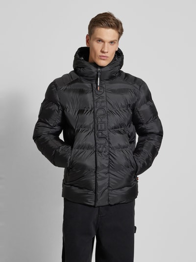 Superdry Steppjacke mit Label-Detail Black 4