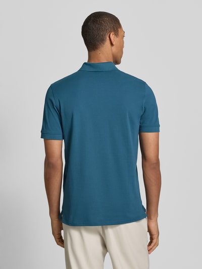 Christian Berg Men Regular Fit Poloshirt mit Stitching Petrol 5