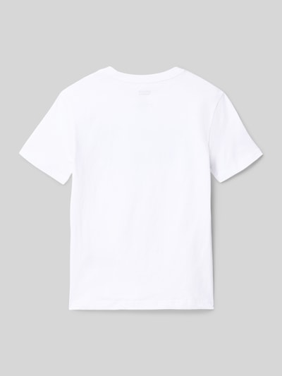 Levi’s® Kids Regular Fit T-Shirt aus reiner Baumwolle Weiss 3