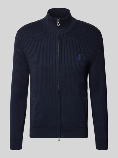 Polo Ralph Lauren Strickjacke mit Reißverschluss Marine Melange 2