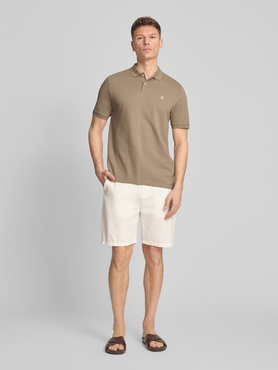 Marc O'Polo Regular Fit Poloshirt aus reiner Baumwolle Beige 1