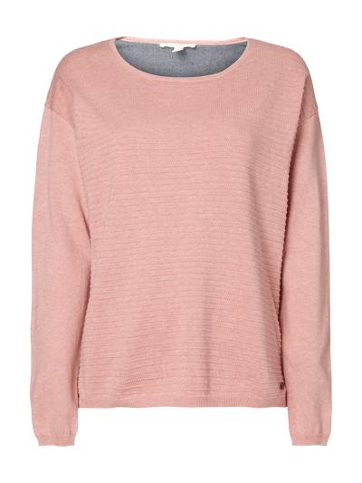 Esprit Pullover mit strukturiertem Muster Rose 1