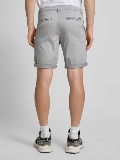 Jack & Jones Regular Fit Bermudas mit Eingrifftaschen Modell 'IBOWIE' Mittelgrau 5