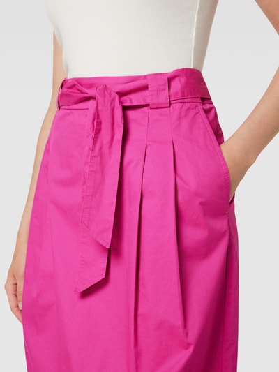 Christian Berg Woman Midirok met strikceintuur Fuchsia - 3