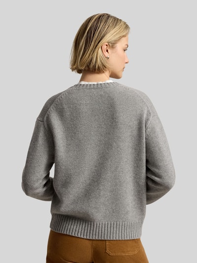 Polo Ralph Lauren Regular fit pullover van mix van wol en kasjmier met Polo-Bear-motief Grafiet - 5