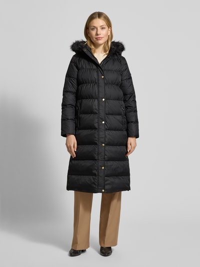 Lauren Ralph Lauren Steppmantel mit Kapuze und Reißverschlusstaschen Black 4