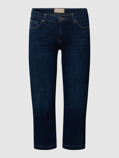 MAC Straight fit jeansculotte met labelpatch, model 'Rich Culotte' Bleu - 2