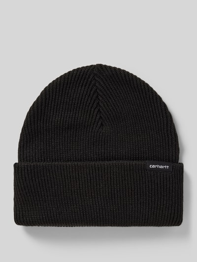 Carhartt Work In Progress Beanie mit Label-Detail Modell 'GORDAN' Black 1