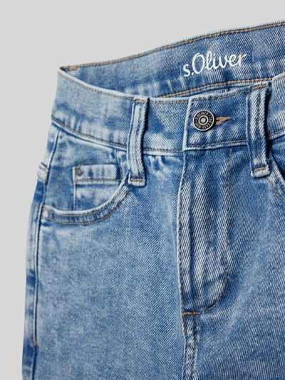 s.Oliver RED LABEL Regular Fit Jeansshorts im 5-Pocket-Design Blau 2