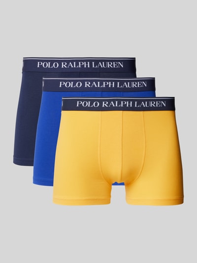 Polo Ralph Lauren Underwear Trunks mit elastischem Label-Bund im 3er-Pack Gelb 1