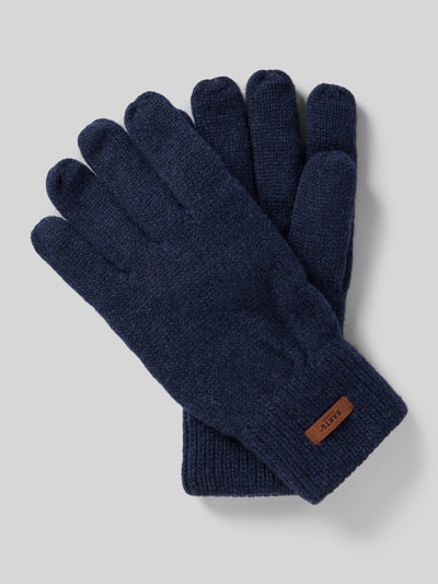 Barts Handschuhe mit Label-Detail Modell 'HAAKON' Marine 1