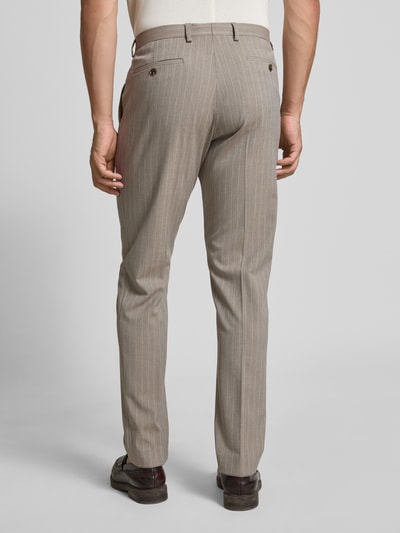 MCNEAL Anzughose mit Bügelfalten und Gesäßtaschen Beige 5