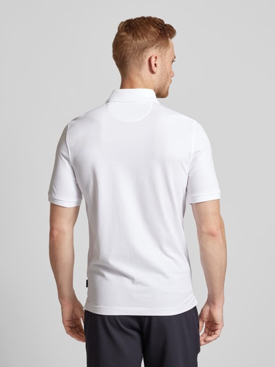 bugatti Poloshirt mit Polokragen Weiss 5