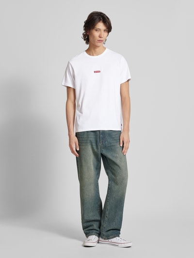 Levi's® T-shirt z naszywką z logo Biały 1