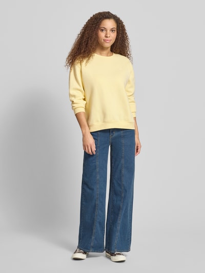 Levi's® Bluza o kroju regular fit z mieszanki bawełny Pastelowy żółty 1