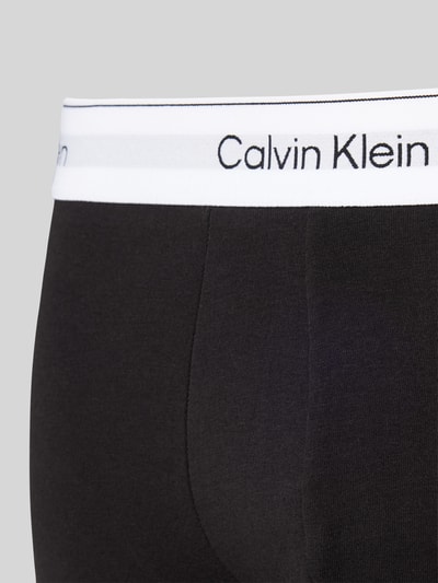 Calvin Klein Underwear Obcisłe bokserki z elastycznym paskiem z logo w zestawie 3 szt. Czarny 2