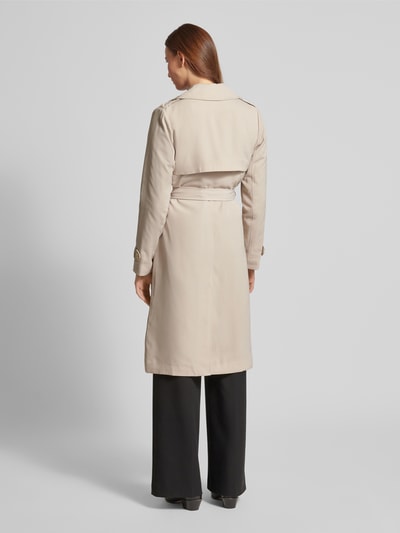 MICHAEL Michael Kors Trenchcoat mit Bindegürtel Modell 'DRAPEY' Offwhite 5