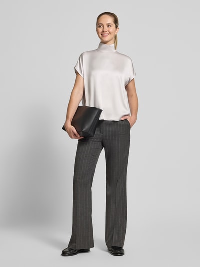 Style Icon Collection Fließende Bluse mit Stehkragen - curated by Isabelle Hartmann Hellgrau 1