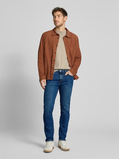 Paul Smith Tapered Fit Jeans mit Eingrifftaschen Marine 1