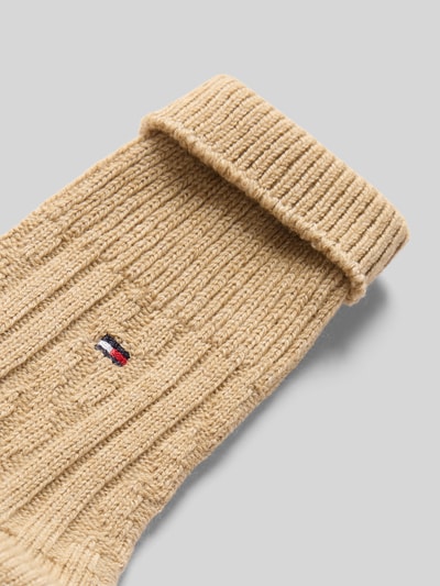 Tommy Hilfiger Socken mit Logo-Detail Beige 2