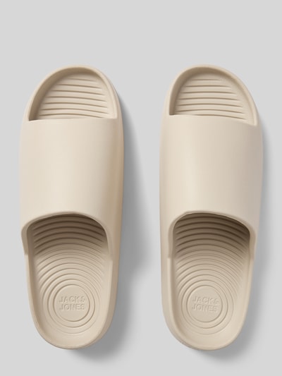 Jack & Jones Slides mit profilierter Sohle Beige 3