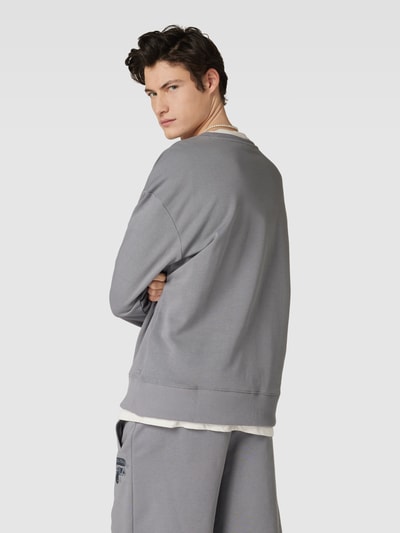 FILA Oversized Sweatshirt mit Rundhalsausschnitt Modell 'BABEN' Anthrazit 5