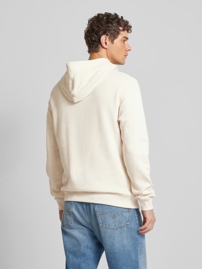 Pepe Jeans Hoodie met labelstitching, model 'New Nouvel' Offwhite - 5