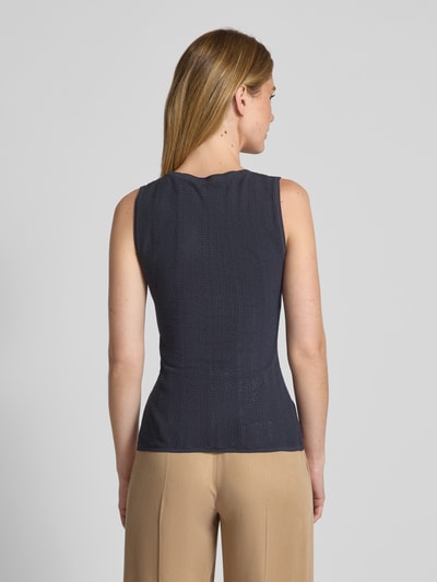comma Tanktop in Strick-Optik Marine 5