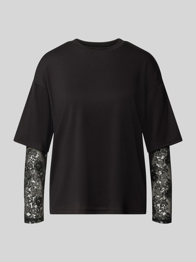 ONLY Regular Fit Langarmshirt mit Viskose-Anteil Modell 'TAHLIA' ' Black 1