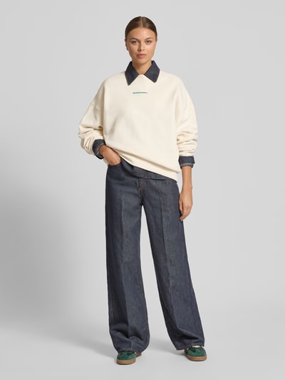 Armedangels Oversized Sweatshirt aus reiner Baumwolle Modell 'ALIZAA' Offwhite 1