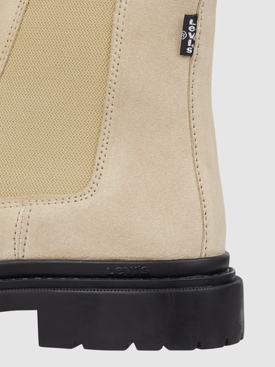 Levi’s® Acc. Chelsea boots van leer, model 'Trooper' Beige - 2