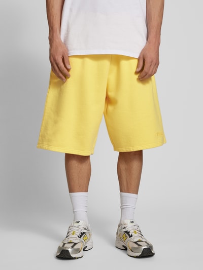 REVIEW Shorts mit elastischem Bund Pastellgelb 4