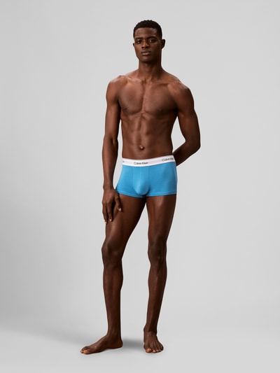 Calvin Klein Underwear Low Rise Trunk aus Baumwoll-Mix im 3er-Pack Blau 1
