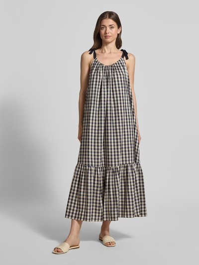 Weekend Max Mara A-Linie Freizeitkleid aus Baumwoll-Mix Modell 'UGOLA' Black 4