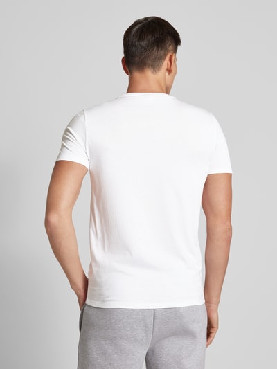 Lacoste T-Shirt mit Rundhalsausschnitt Modell 'Supima' Weiss 5