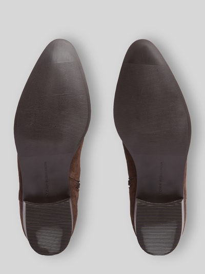 Tommy Hilfiger Botki z naturalnej skóry z detalem z logo Ciemnobrązowy 3