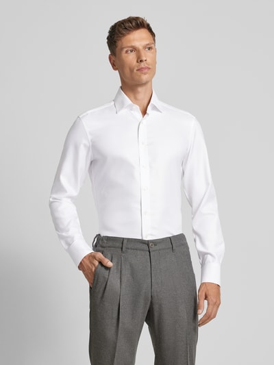 Eterna Slim Fit Business-Hemd mit Kentkragen Weiss 4