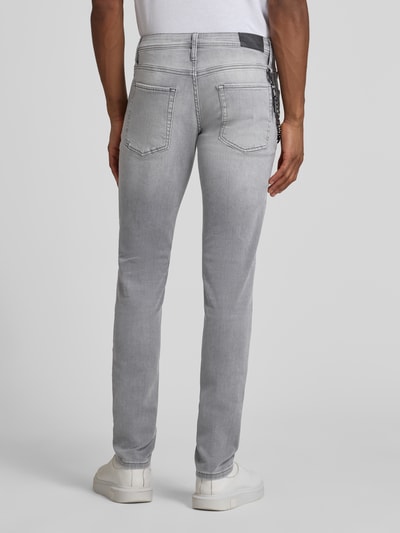 Antony Morato Tapered Fit Jeans mit Ketten-Detail Hellgrau 5