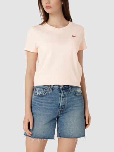 Levi's® T-Shirt mit Label-Stitching Rosa 4