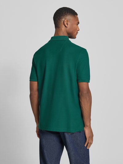 Fynch-Hatton Regular Fit Poloshirt mit Logo-Stitching Dunkelgruen 5