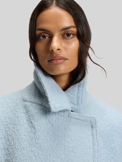 BOSS Orange Boxy Fit Caban-Mantel mit Woll-Anteil Modell 'CABANI' Hellblau 3