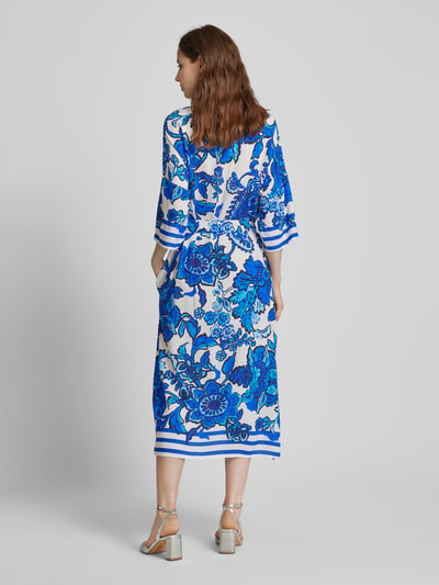 Emily Van den Bergh Maxi-jurk met strikceintuur van viscose Blauw - 5