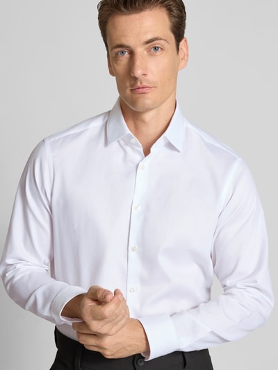 Jake*s Koszula biznesowa o kroju regular fit z kołnierzykiem typu kent Biały 3