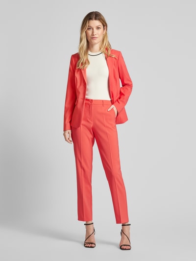 Betty Barclay Spodnie materiałowe o kroju regular fit z kantami Czerwony 1
